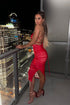 Body Talk Ruched Midi Dress